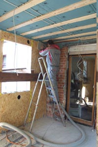 [Einsatz von Zellulose als D&auml;mmstoff]